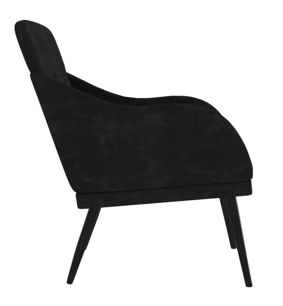 Sessel Schwarz 63x76x80 cm Samt