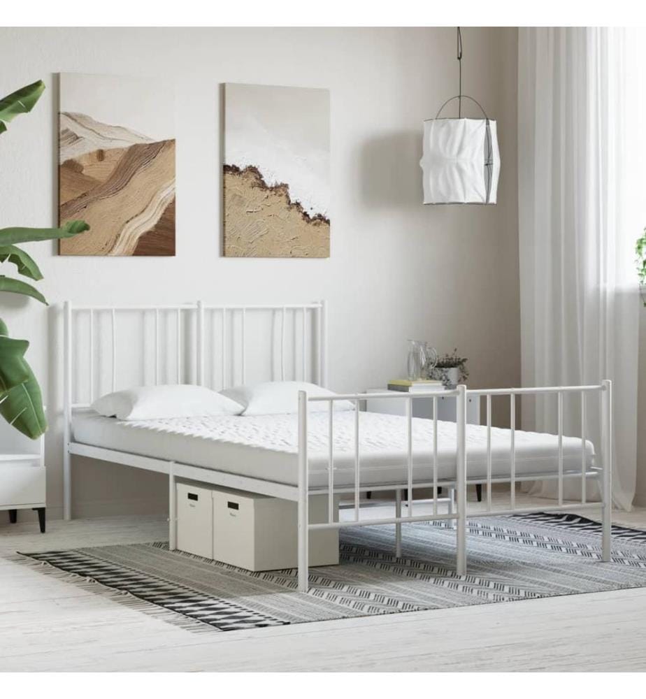 Schaumstoffmatratze Weiss 120x200 cm 7-Zonen Härtegrad 20 ILD