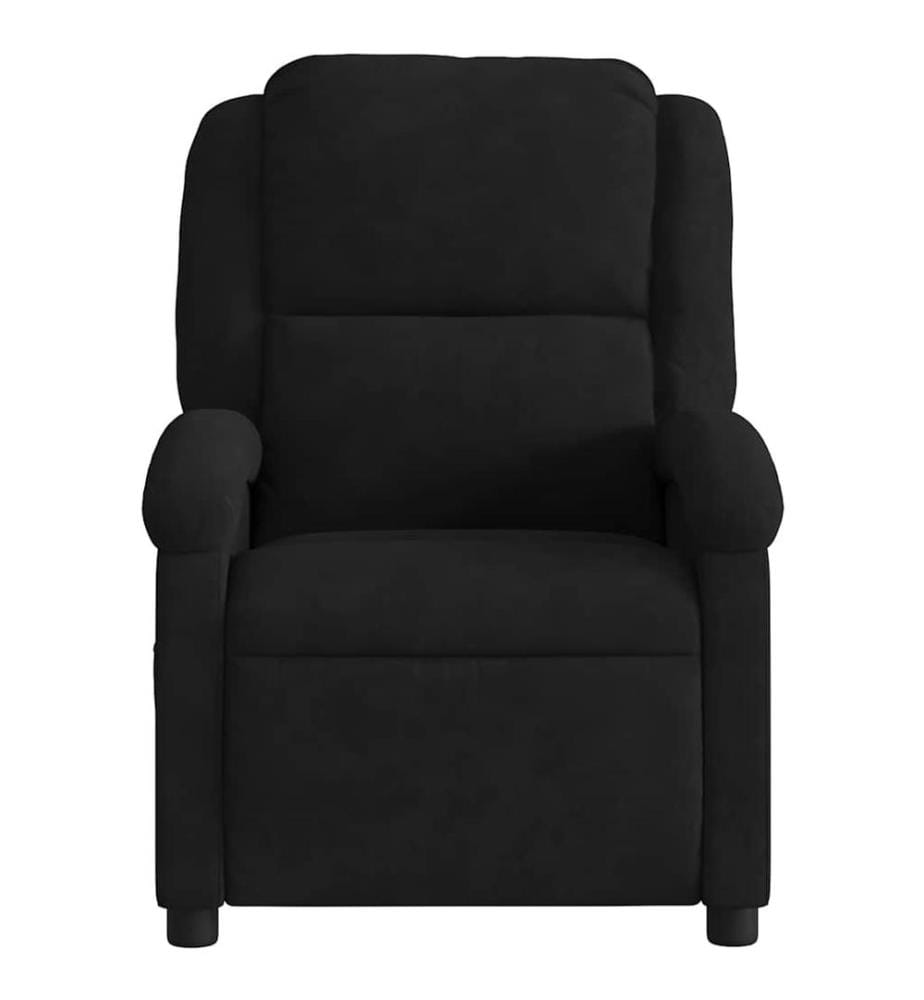 Massagesessel Schwarz Samt