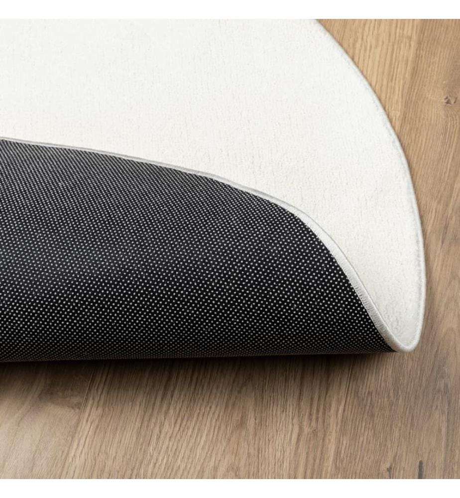 Teppich OVIEDO Kurzflor Creme Ø 200 cm