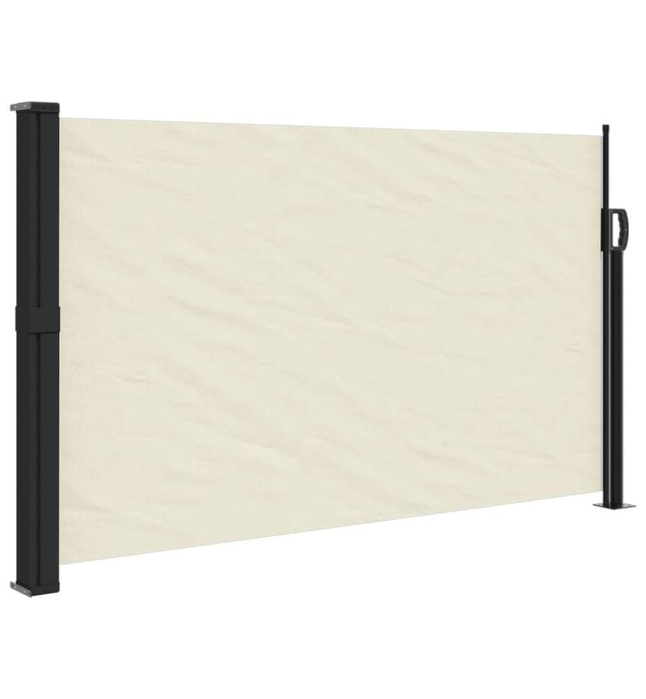 Auvent latéral rétractable crème 120x300 cm