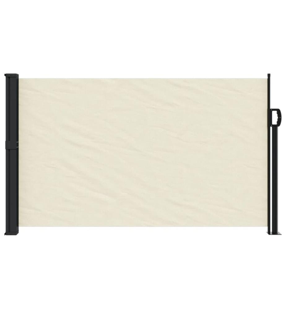 Auvent latéral rétractable crème 120x300 cm