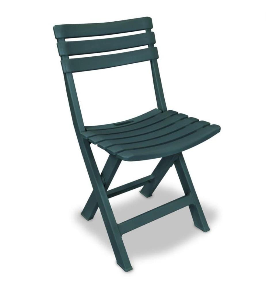 Ensemble de bistro pliable 3 pcs Plastique Vert