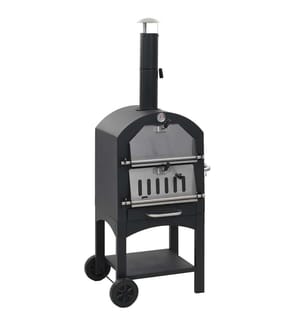 Garten-Holzkohle-Pizzaofen mit Schamottstein
