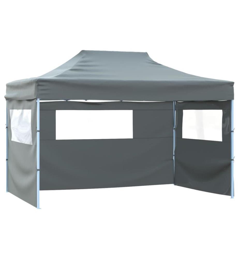 Tente pliable avec 3 parois 431x291x315 cm Anthracite