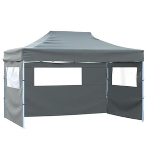 Tente pliable avec 3 parois 431x291x315 cm Anthracite