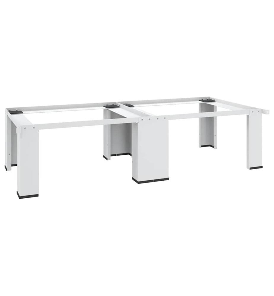 Doppel-Untergestell für Waschmaschine und Trockner Weiss
