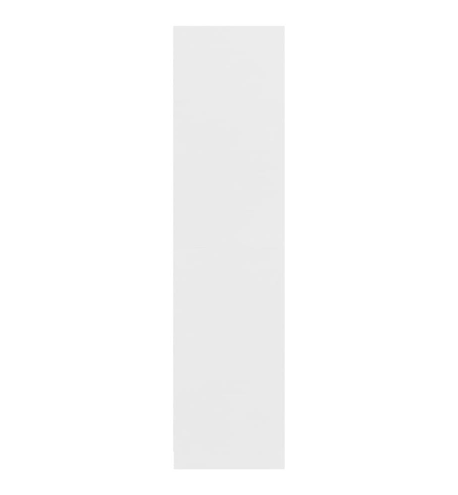Kleiderschrank mit Schubladen Weiss 50x50x200 cm Holzwerkstoff