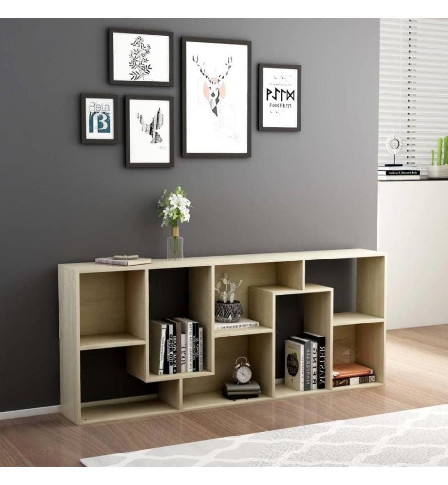 Bücherregal Sonoma-Eiche 67x24x161 cm Holzwerkstoff