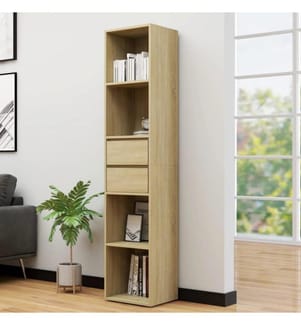 Bücherregal Sonoma-Eiche 36x30x171 cm Holzwerkstoff