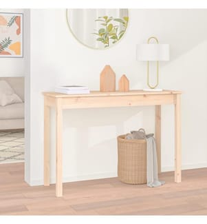 Table console 110x40x75 cm Bois massif de pin