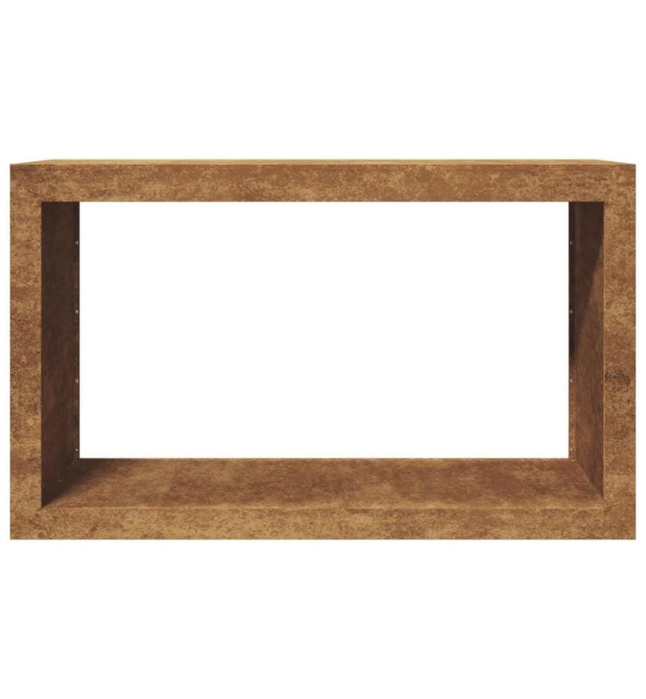 Brennholzregal 100x40x60 cm Wetterfester Stahl