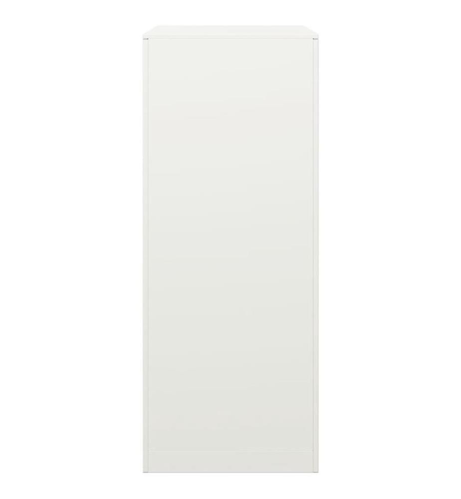 Brennholzregal Weiss 60x40x100 cm Stahl