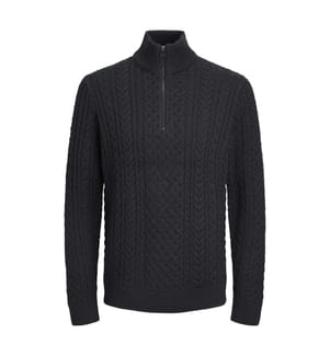 Pullover mit halbem Reissverschluss - Dark Navy