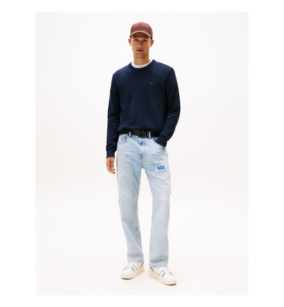 Pull Slim Fit - Marine