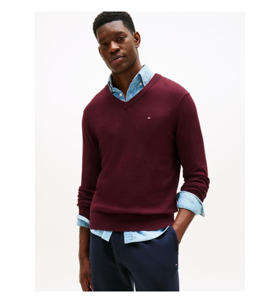 Pull en maille - Rouge