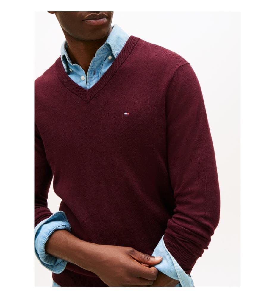 Pull en maille - Rouge