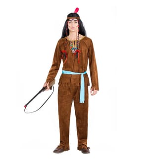 Herrenkostüm Indianer Apache kräftiger Bison