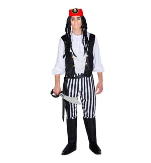 Costume da uomo - Capitano pirata Lupo di Mare