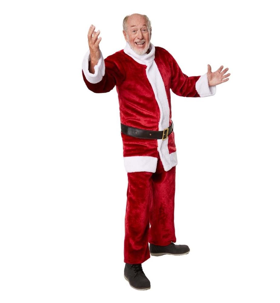 Set da Babbo Natale rosso cupo