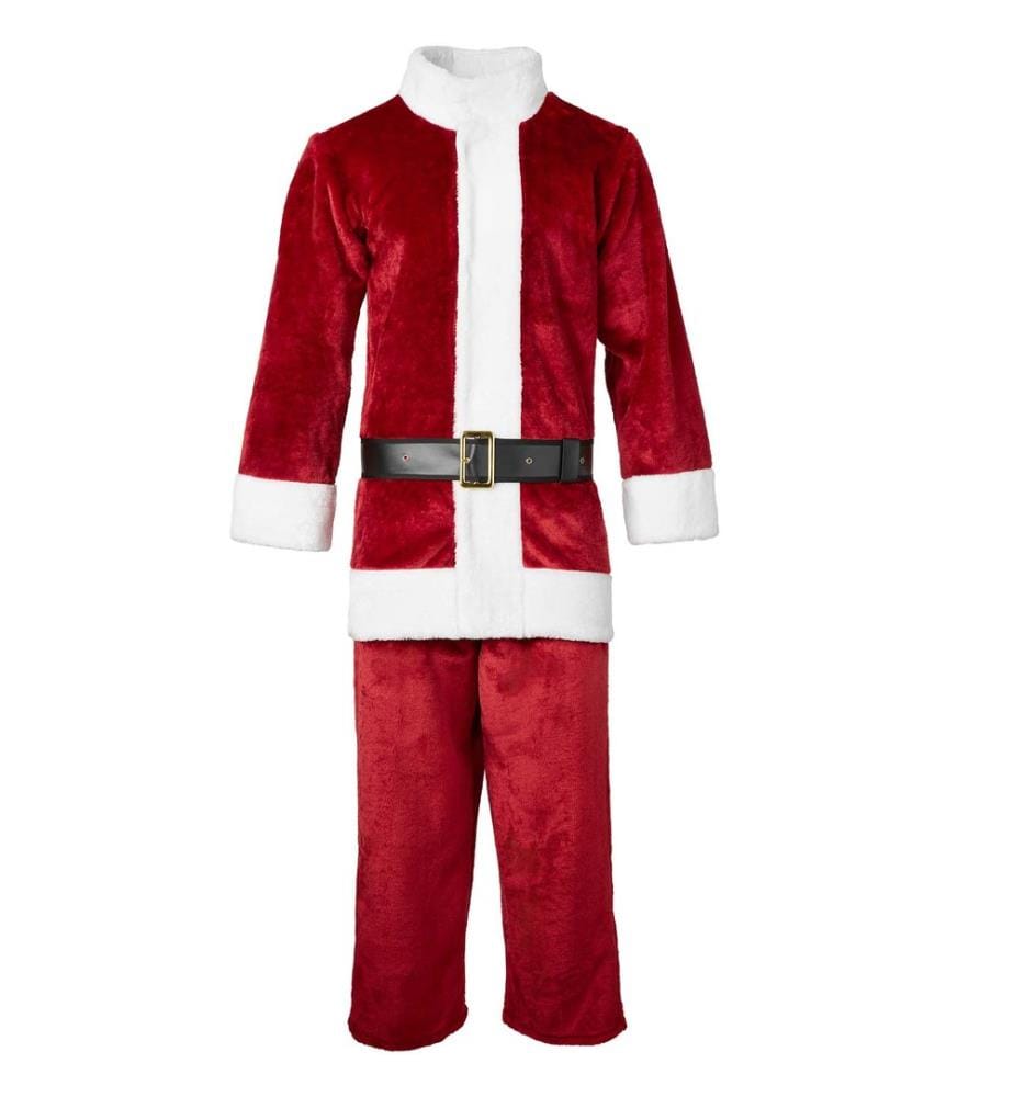 Set da Babbo Natale rosso cupo