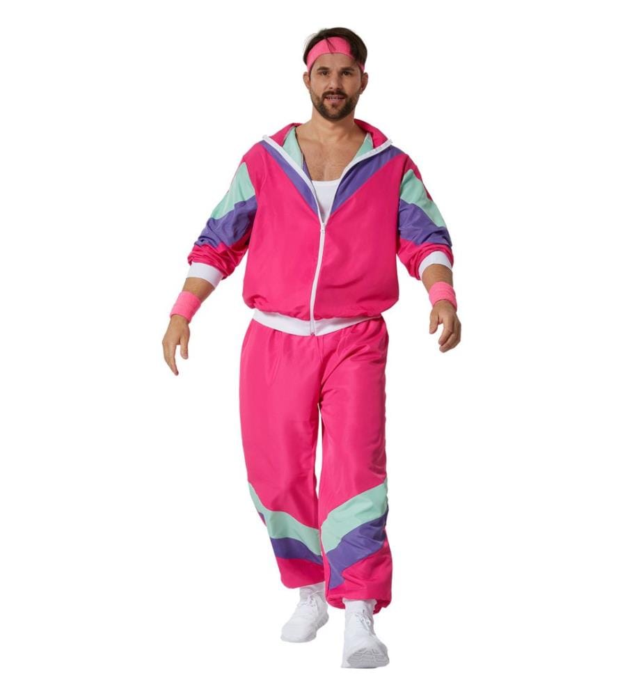 Completo da uomo retrò anni '80'90joggingabbigliamento sportivo