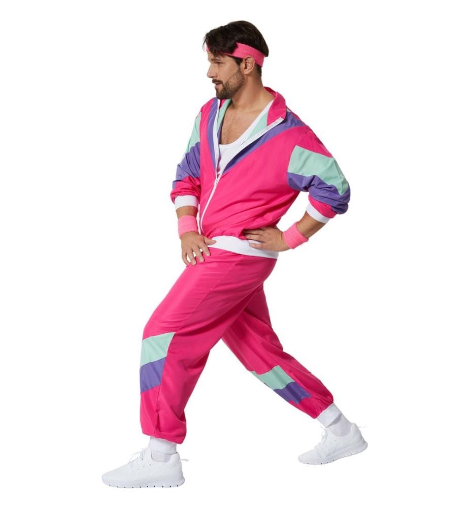 Completo da uomo retrò anni '80'90joggingabbigliamento sportivo