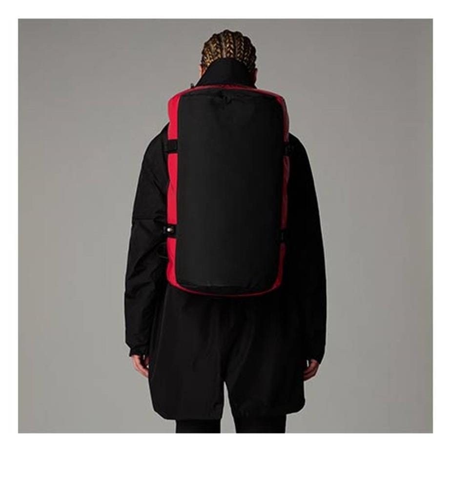 Duffel Bag Base Camp S, 50 L - Rot und Schwarz
