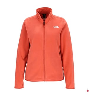 Glacier-Fleecejacke – Orange