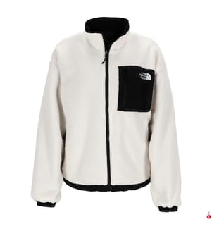 Yumiori-Fleecejacke – Weiss und Schwarz