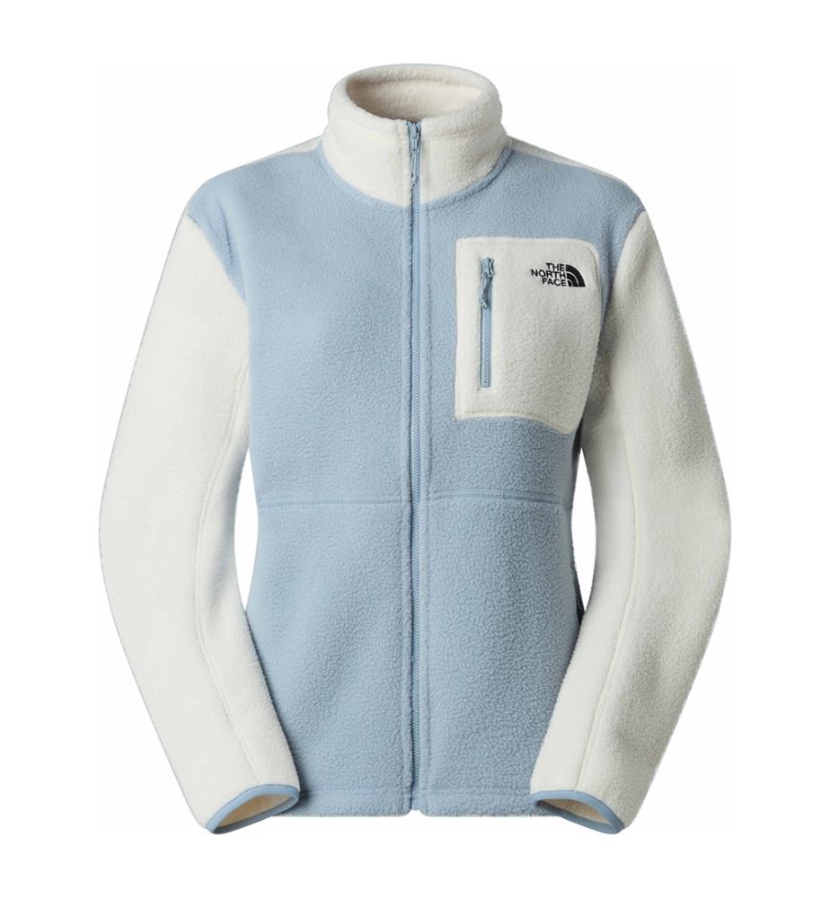 Yumiori-Fleecejacke – Hellblau und Weiss