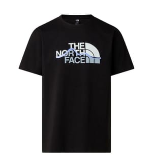 Mountain Line T-Shirt - Schwarz