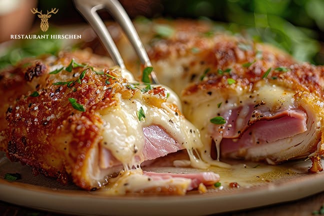 3-Gang-Menü mit saftigem Cordon bleu