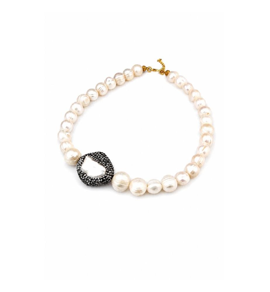 Perlenkette – Weiss
