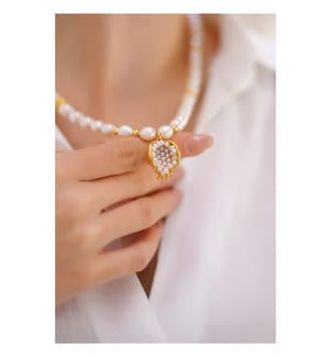 Collana di perle - Bianco