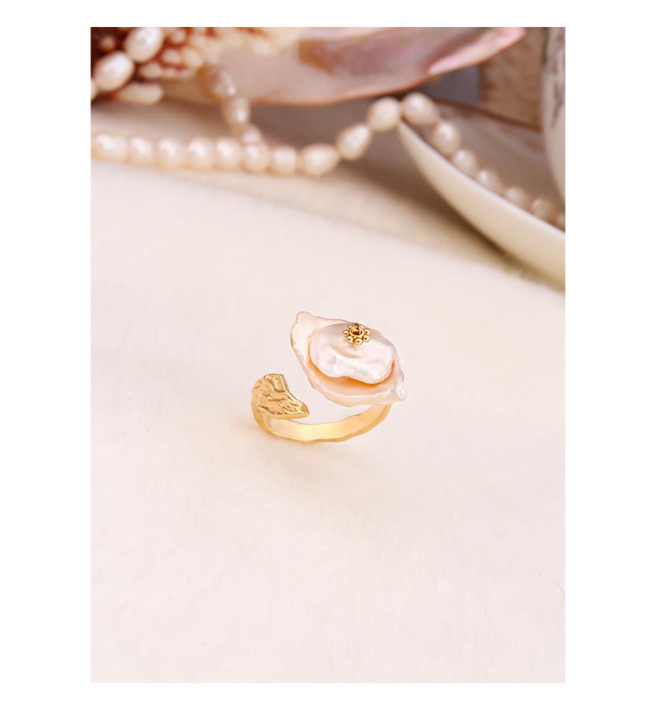 Anello di madreperla - Bianco
