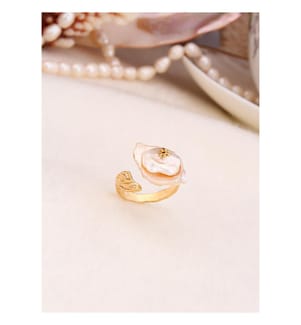 Anello di madreperla - Bianco