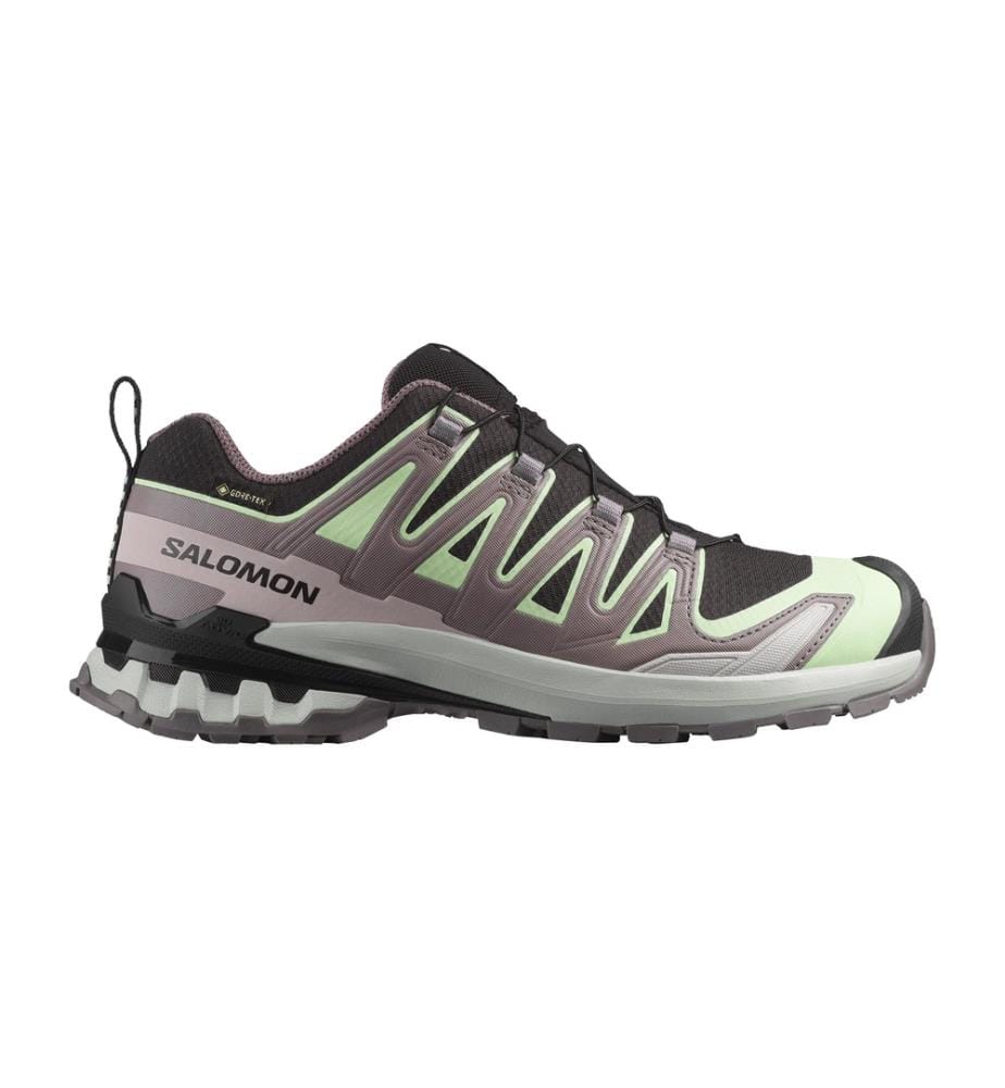XA PRO 3D V9 GTX Trailrunning-Schuhe - Schwarz & Patina Green & Gray Violet