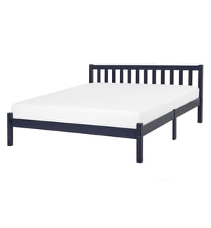 Letto Legno di pino FLORAC 140 x 200 cm Blu marino