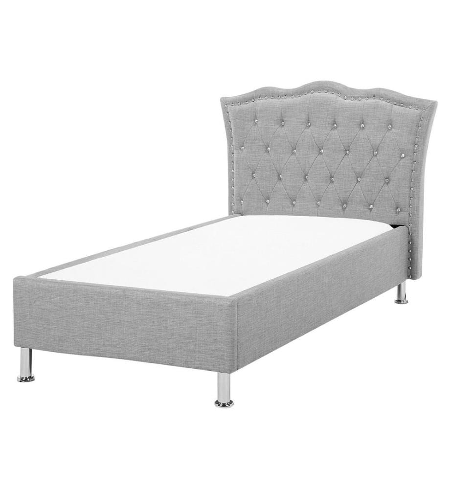 Bed Fabric METZ 90 x 200 cm (EU Single) Light Grey