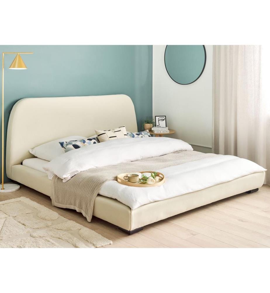 Bed Fabric ROISEL 180 x 200 cm (EU Super King) Light Beige