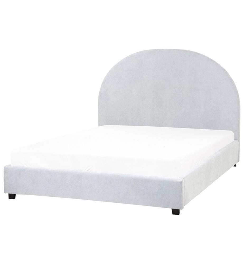 Bed Chenille VAUCLUSE 140 x 200 cm (EU Double) Light Blue