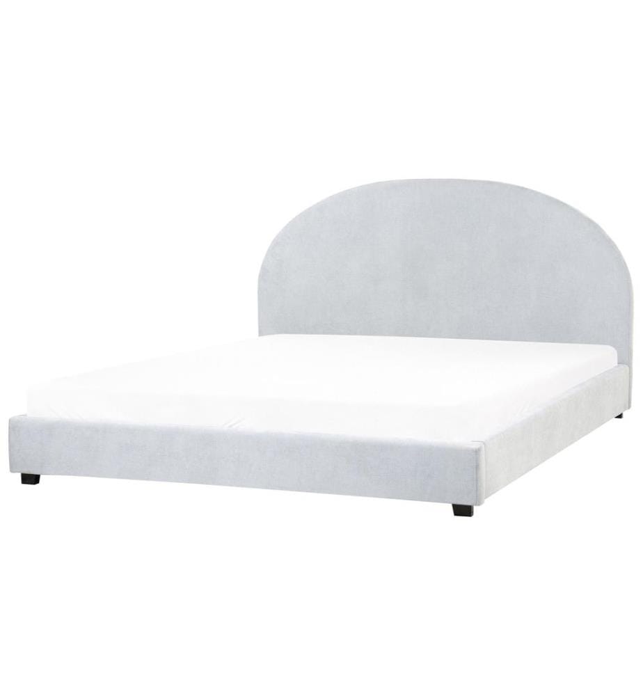 Bed Chenille VAUCLUSE 180 x 200 cm (EU Super King) Light Blue