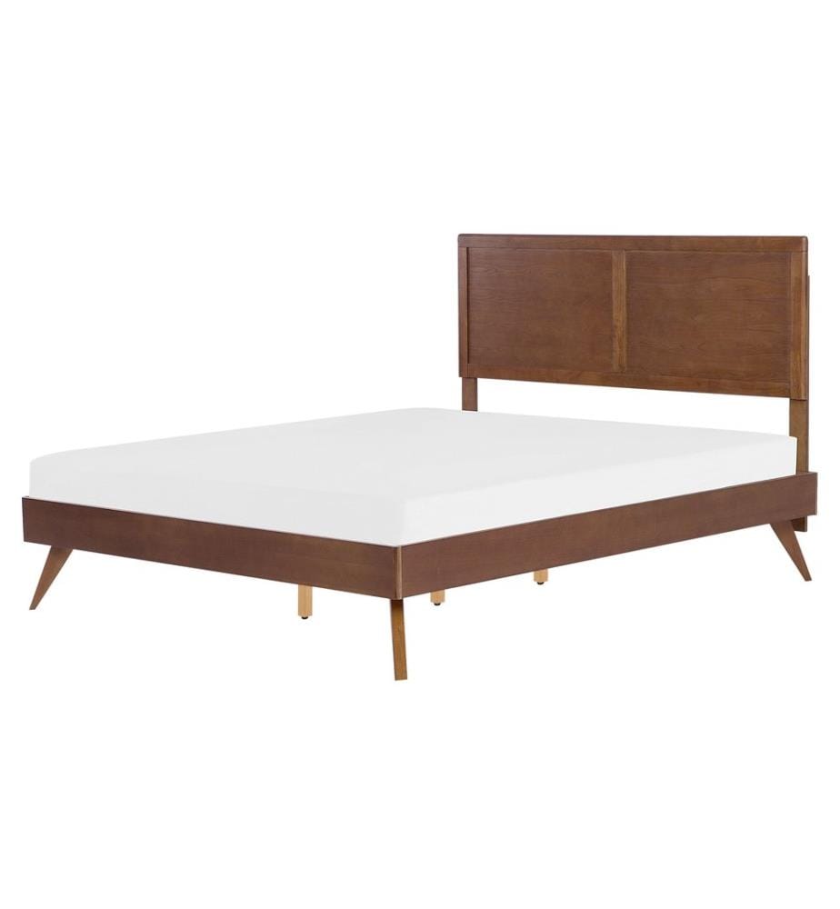 Bett mit Lattenrost ISTRES 160 x 200 cm Dunkle Esche