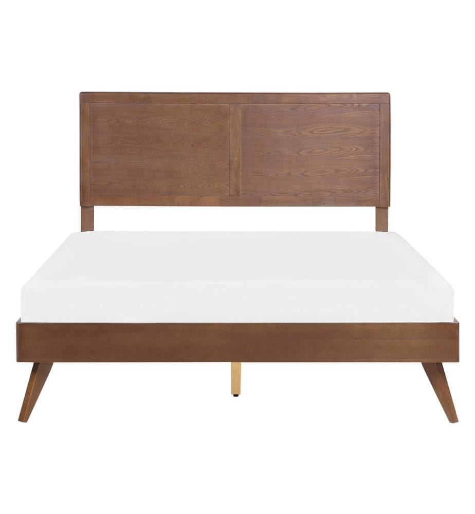 Bett mit Lattenrost ISTRES 160 x 200 cm Dunkle Esche