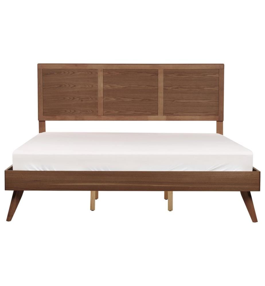 Lit avec sommier ISTRES 180 x 200 cm Frêne foncé