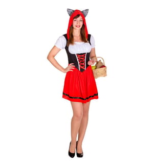 Frauenkostüm Sexy Wolfkäppchen