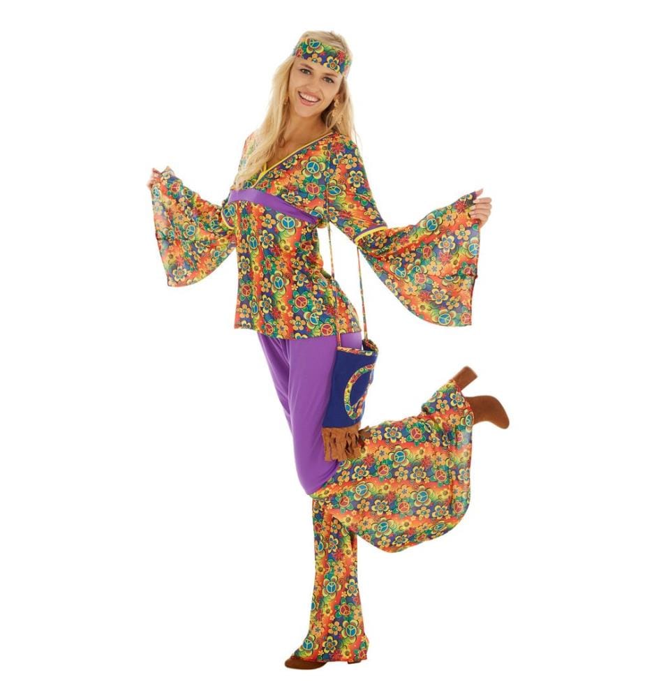 Frauenkostüm Hippie