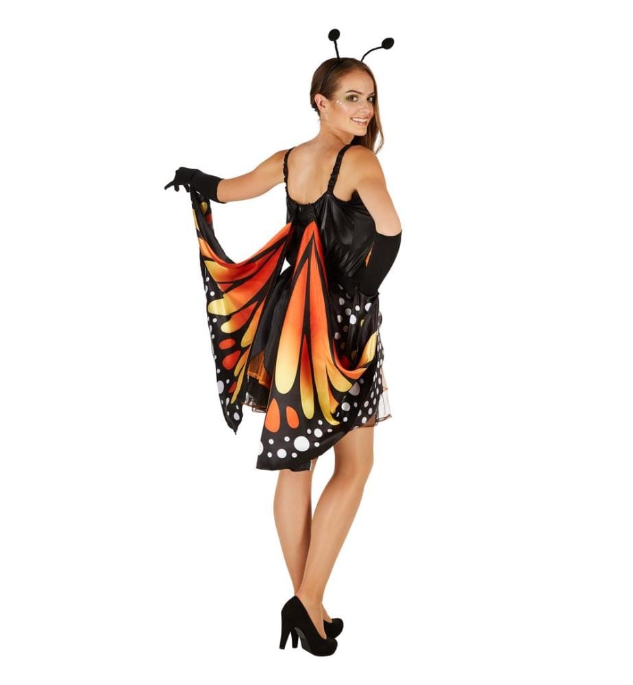 Costume da donna - Farfalla Licena rosso fuoco