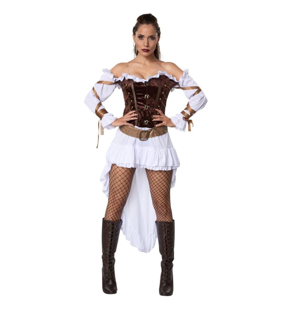 Femme garde du palais steampunk